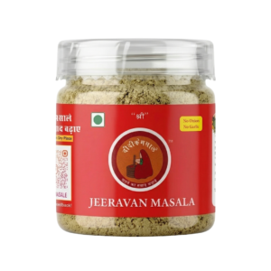 Didi Ke Masale Jeeravan Masala Traditional Rajasthani Spice Mix for Snacks & Fruits | Tangy Flavour | Hing (Asafoetida) Flavoured, Tasty on Fries | No Artificial Colour Use 150gm